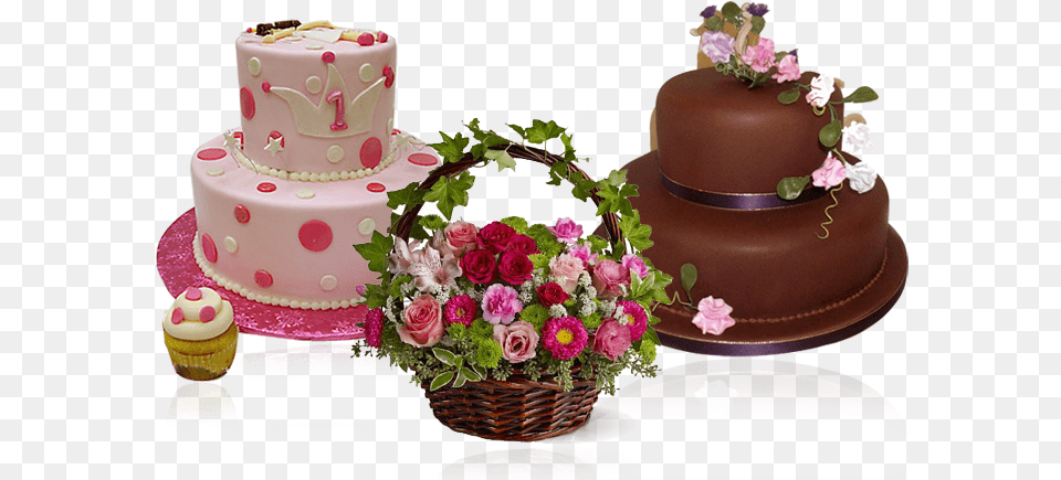 Cake Ingredients Supplier Floral Baskets, Dessert, Food, Birthday Cake, Rose Png