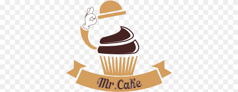 Cake Logo, Cream, Cupcake, Dessert, Food Free Transparent Png