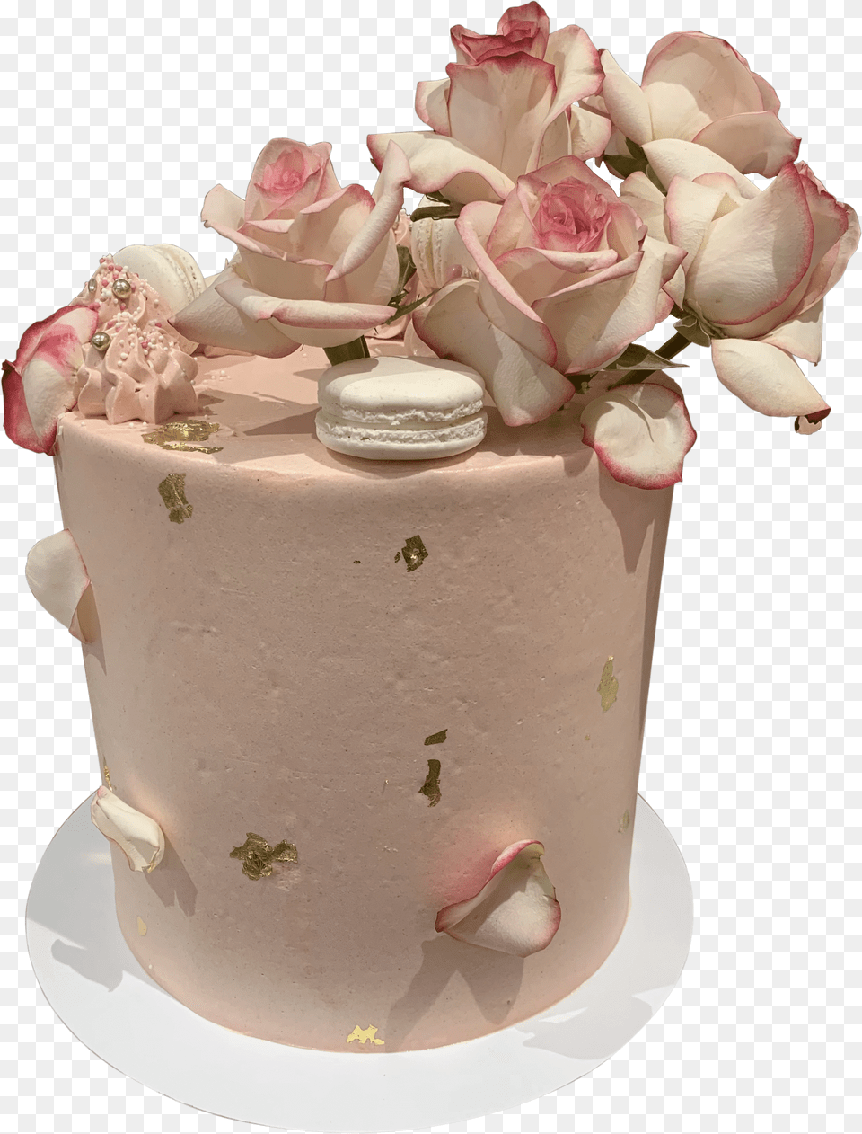 Cake Rustic Rose Gold, Plant, Petal, Flower, Food Png Image