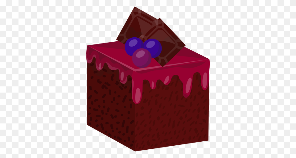 Cake Slice With Blueberries, Dynamite, Weapon, Box Free Png Download