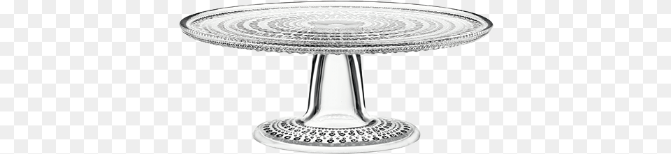 Cake Stand Clear 24cm Iittala Kastehelmi Cake Stand 24cm Clear, Furniture, Table, Dining Table Png Image