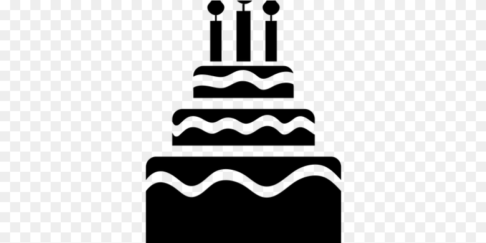Cake Vector Black And White Cake Vector, Gray Free Transparent Png