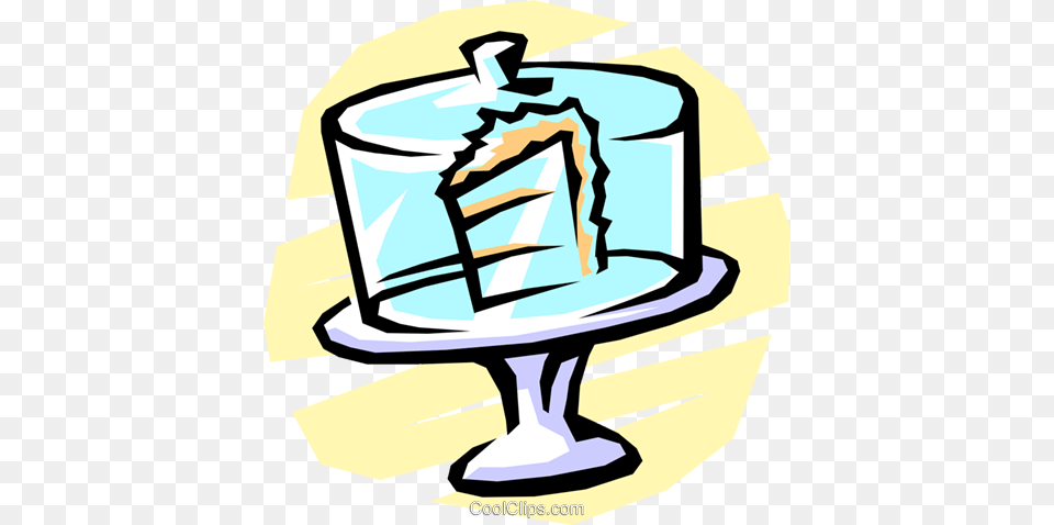 Cake Wedge In A Restaurant Display Royalty Vector Clip Art, Water, Architecture, Fountain, Candle Free Transparent Png
