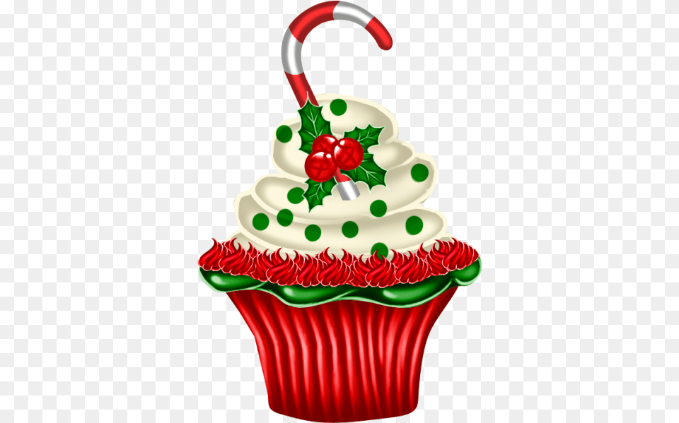 Cakes And Cookies Clipart Christmas In Pack 5397 Cupcake Christmas Clipart, Birthday Cake, Cake, Cream, Dessert Png