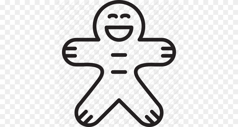 Cakes Christmas Cookie Gingerbread Xmas Icon, Cross, Symbol, Gate Free Png