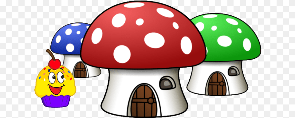 Cakey An App That Helps Parents Find And Manage Age Appropriate Smurfs Mushroom House Clipart, Fungus, Plant, Agaric Free Png Download