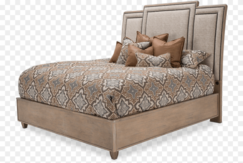 Cal King Desert Sand Finish Bed Frame Cal King Desert Sand Finish Bed Frame, Cushion, Furniture, Home Decor Free Png Download