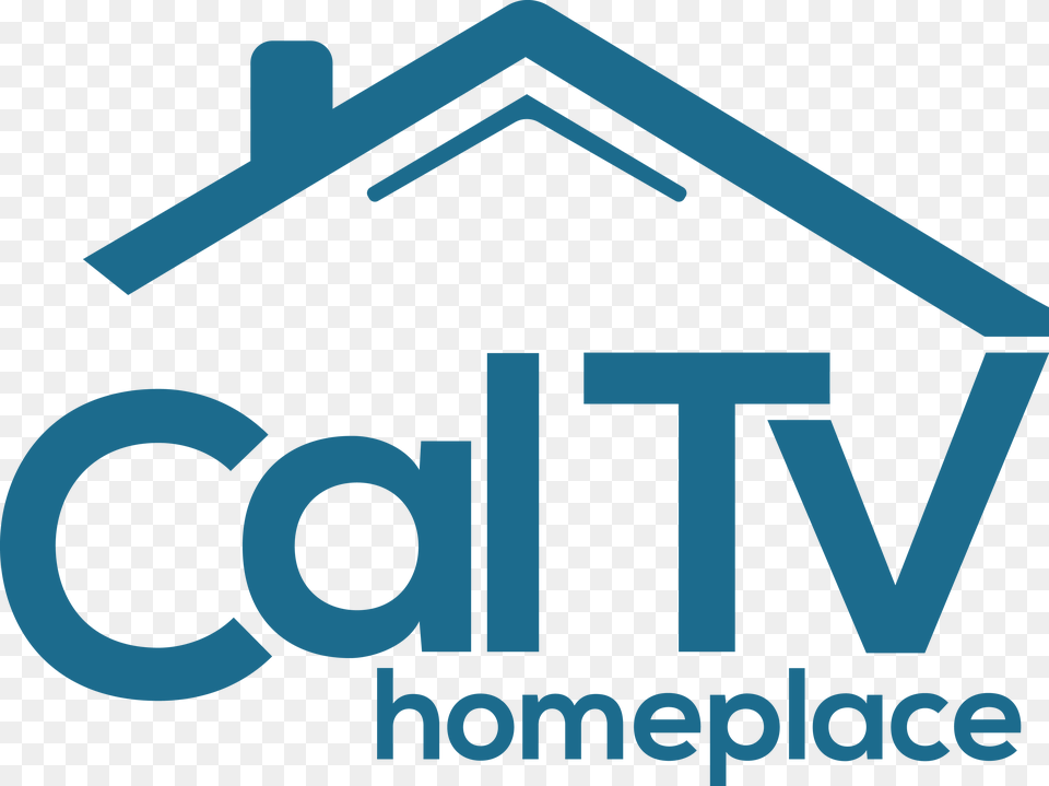 Cal Tv Home Logo Graphic Design, Outdoors, Architecture, Building, Countryside Free Transparent Png