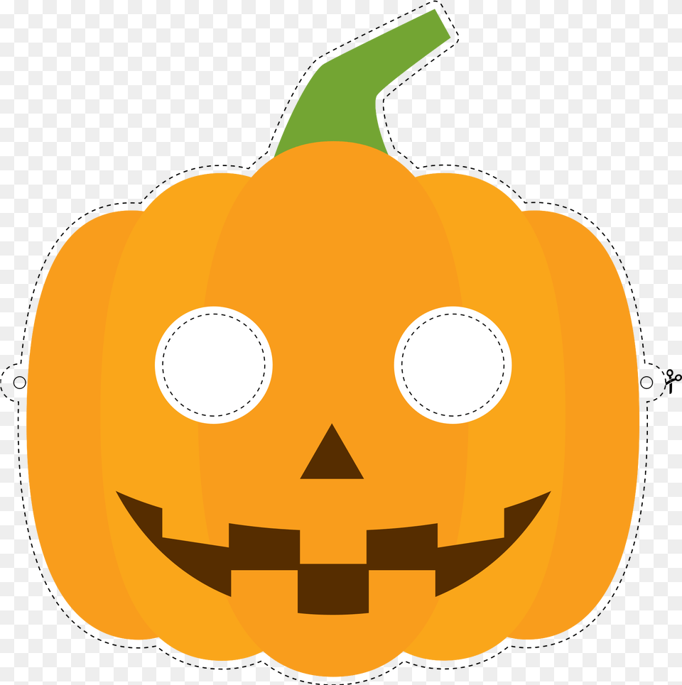 Calabaza With Transparent Background Happy, Food, Plant, Produce, Pumpkin Png