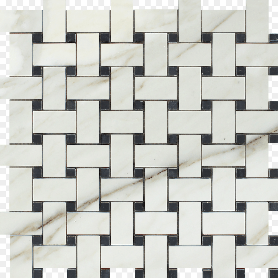 Calacatta Gold 1 14 Broken Joint Mosaic Tile, Pattern, Architecture, Building, Wall Free Png Download