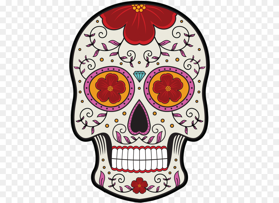 Calavera, Applique, Art, Graphics, Pattern Free Transparent Png