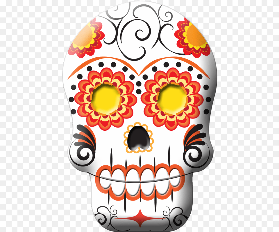 Calavera Skull Clip Art Candy Corn Sugar Skull, Mask, Dynamite, Weapon Png Image