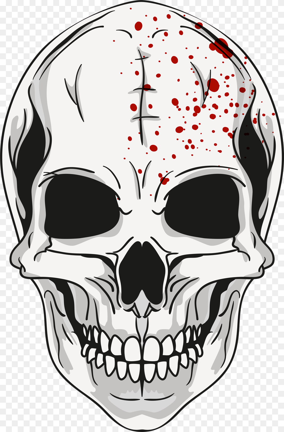 Calavera Skull Clip Art Transparent Background Skull, Person, Head, Face Png Image