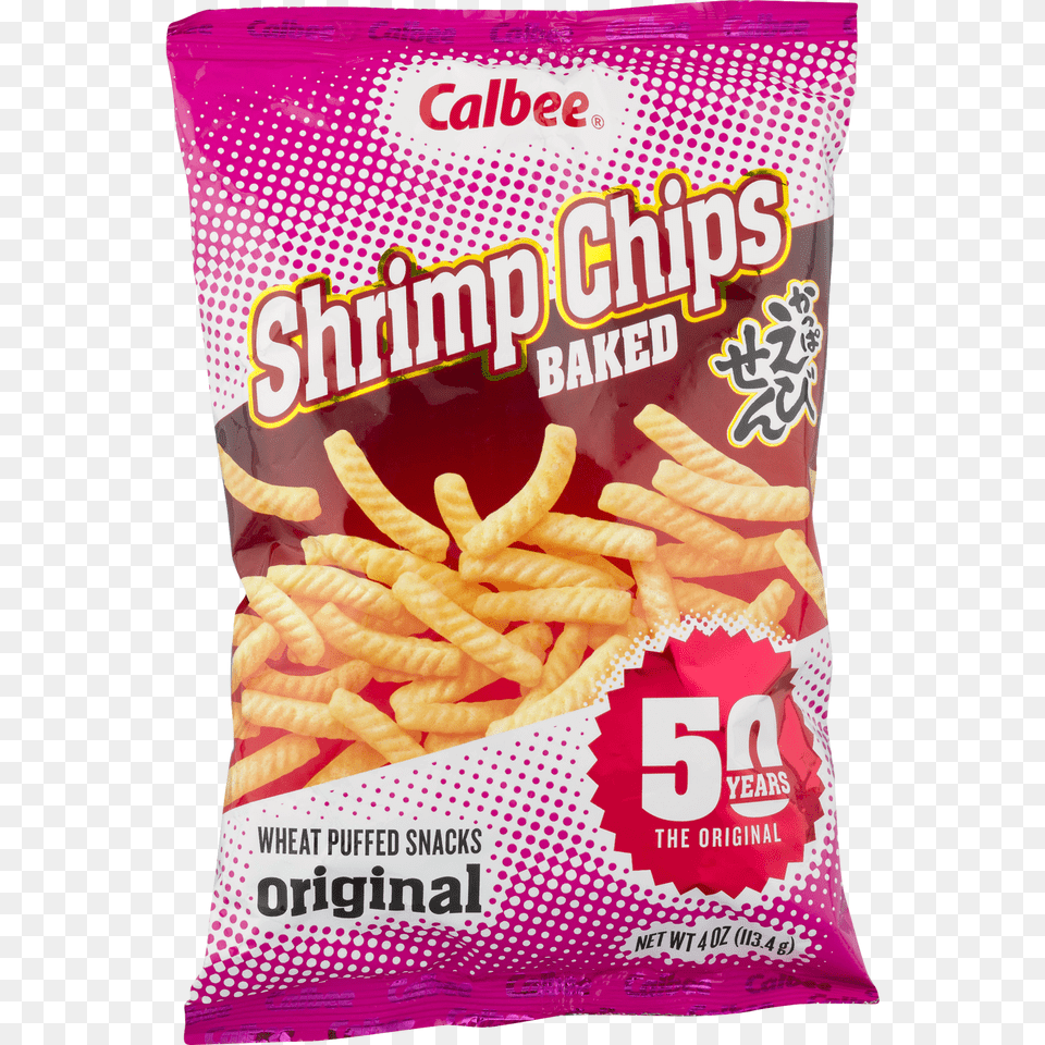 Calbee Shrimp Flavored Chips Oz, Food, Snack, Fries, Ketchup Free Png Download