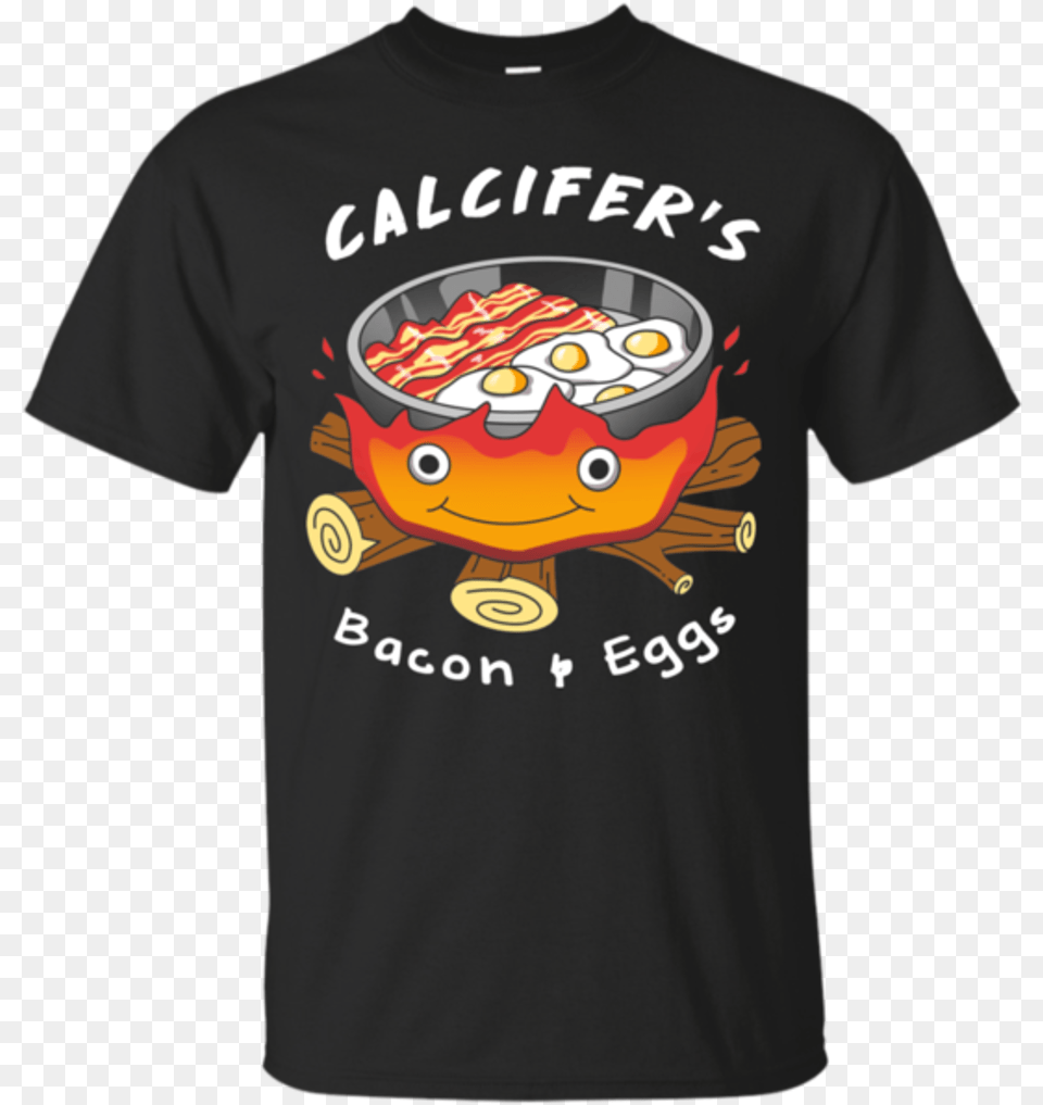 Calciferquots Bacon And Eggs Money Heist Professor Quotes, Clothing, T-shirt, Shirt Png