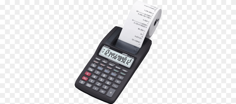 Calculadora Com Impresso Clculos De Custo Venda Casio Hr 8tm Bk Printing Calculator, Electronics, Mobile Phone, Phone Png