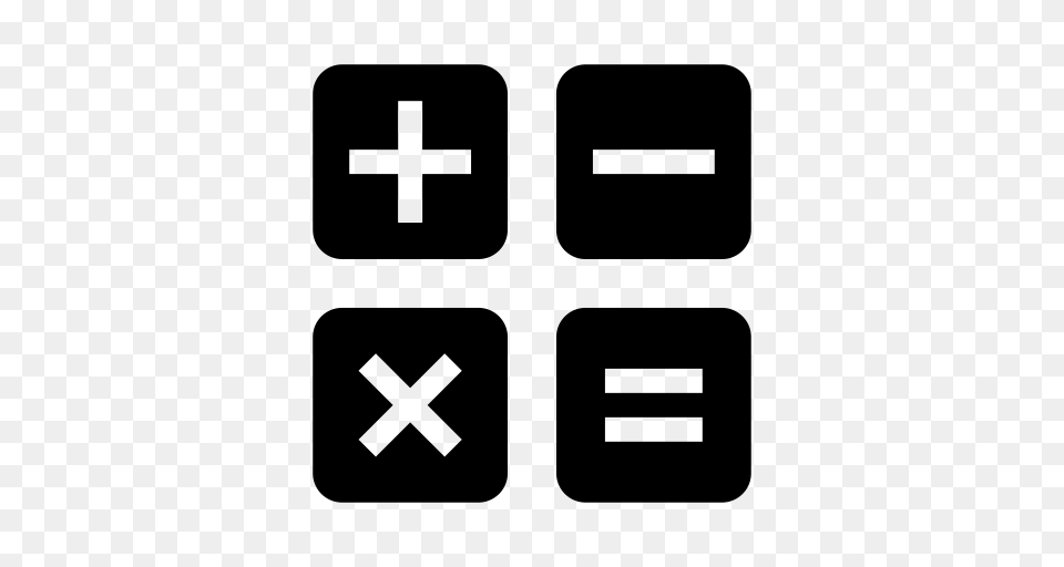 Calculation Calculator Keys Digital Calculator Icon With, Gray Free Png