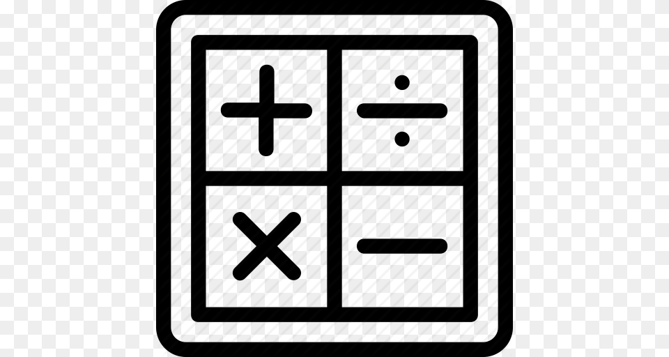 Calculation Math Symbols Maths Minus Plus Icon, Architecture, Building, Cabinet, Electronics Png