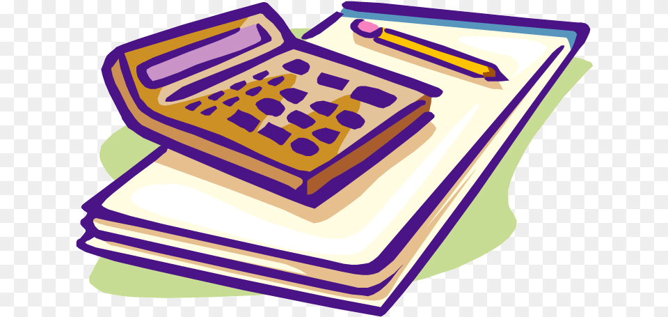 Calculator And Pencil Clipart Featured Illustration Calculator And Paper Clipart, Electronics Free Transparent Png