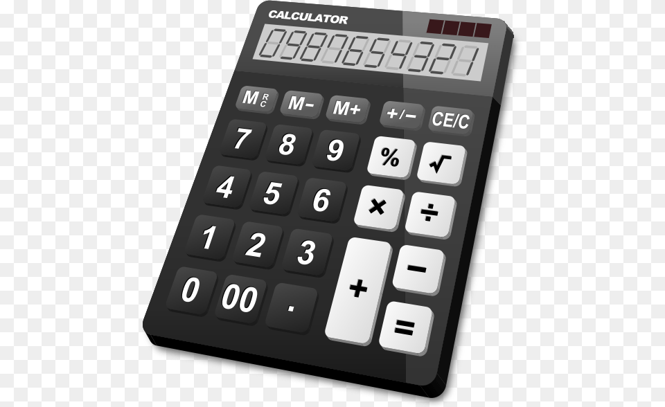 Calculator Black Percentage Is Calculated, Electronics, Computer, Computer Hardware, Computer Keyboard Free Transparent Png