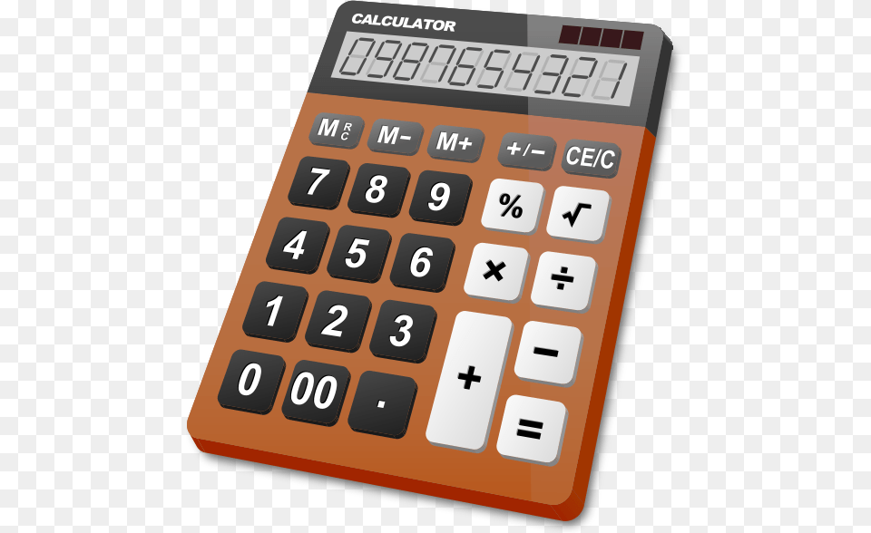 Calculator Brown Vector Icon Brown Calculator, Electronics, Computer, Computer Hardware, Computer Keyboard Free Png Download