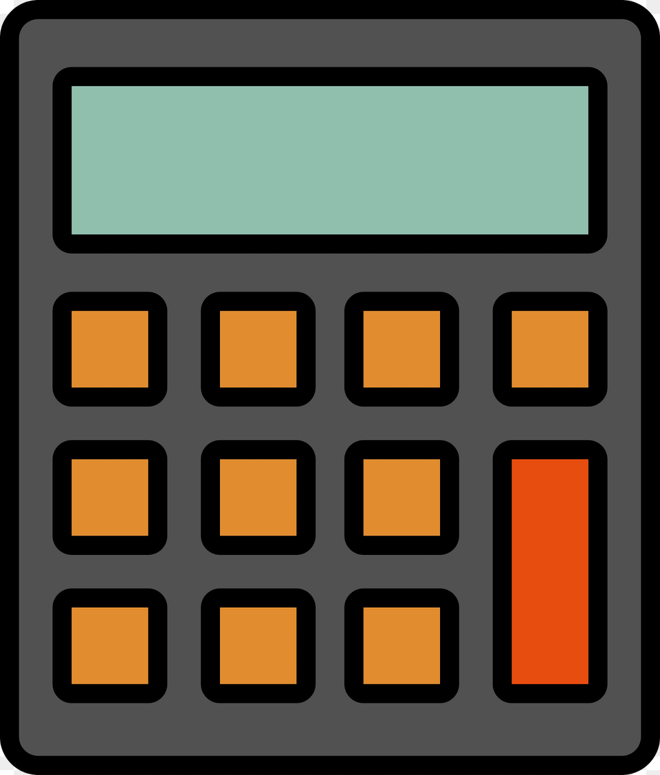 Calculator Clipart, Electronics Free Png