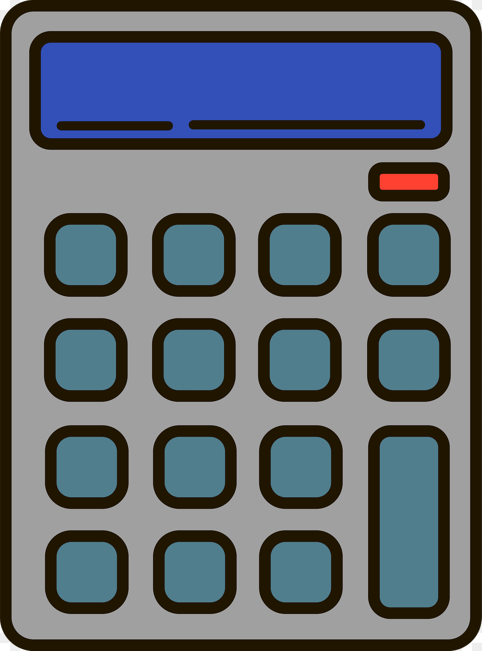 Calculator Clipart, Electronics Free Transparent Png