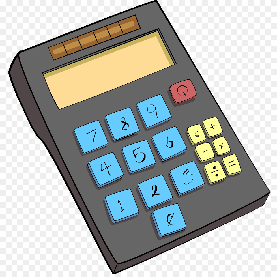 Calculator Clipart, Electronics, Blackboard Free Png