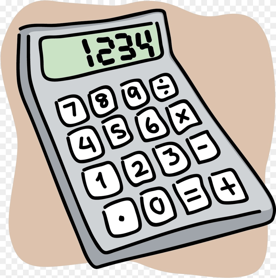 Calculator Clipart Transparent For On Calculator Clip Art, Electronics Free Png Download