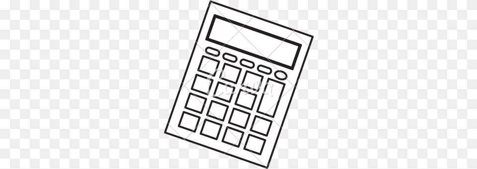 Calculator Drawing At Getdrawings Line Drawing Of Calculator, Electronics, Scoreboard Free Png Download