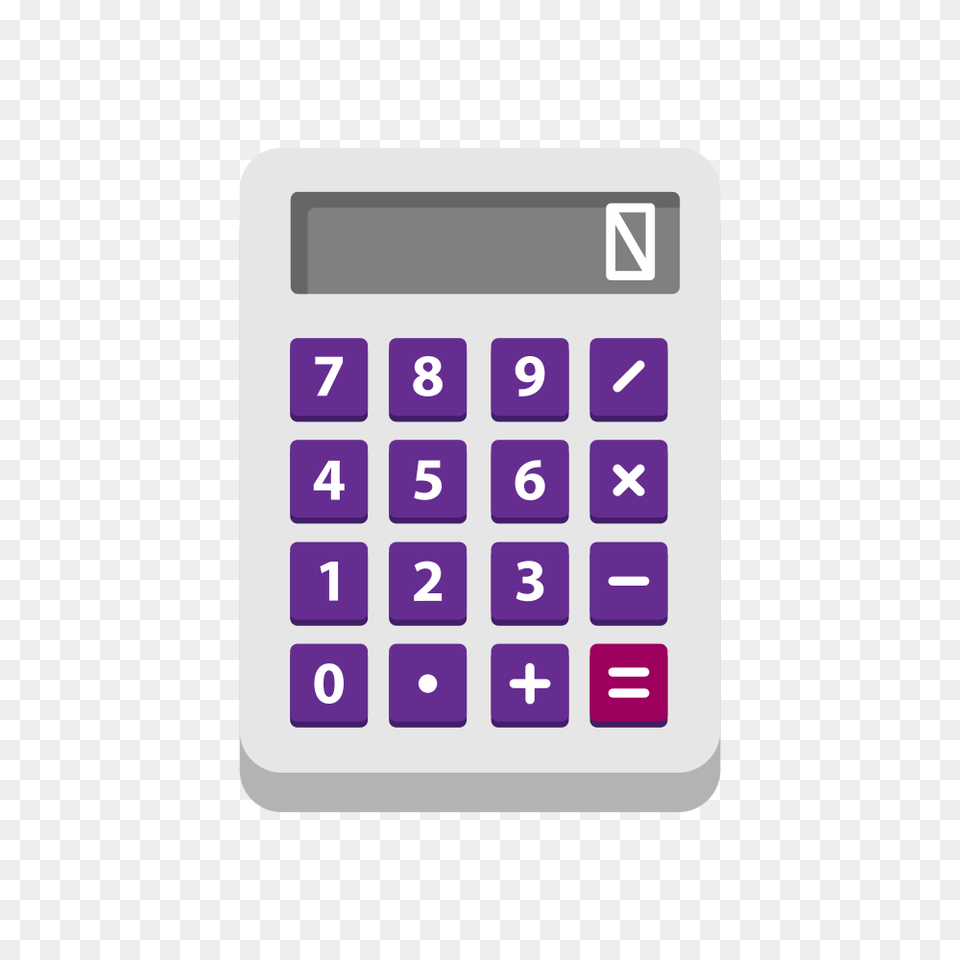 Calculator Flat Icon Vector, Electronics, Qr Code Free Transparent Png