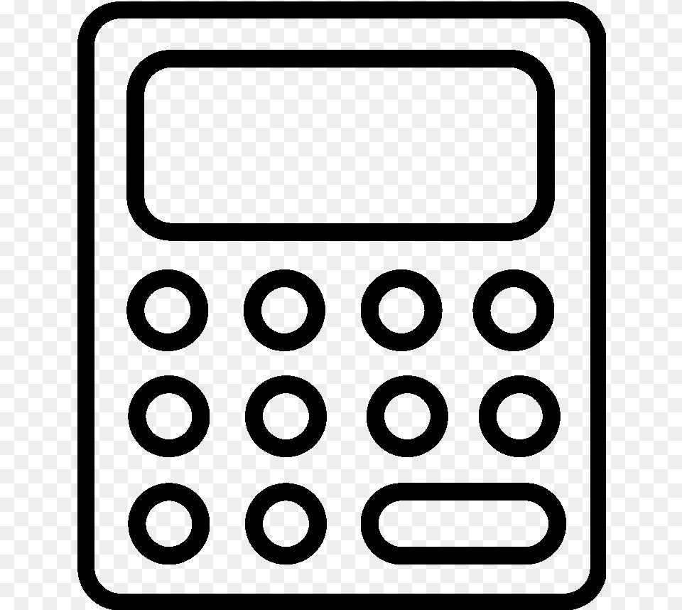 Calculator Icon, Gray, Lighting Free Transparent Png