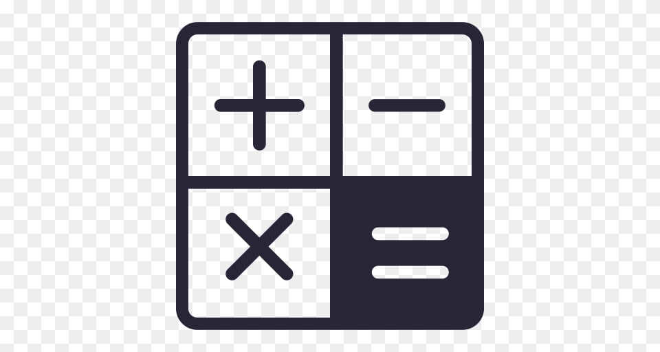 Calculator Icon Calculator Device Icon With And Vector, Cross, Symbol Png Image