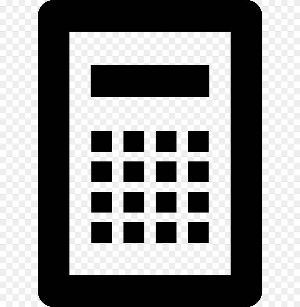 Calculator Icon Calculator Icon White, Electronics, Qr Code Free Transparent Png