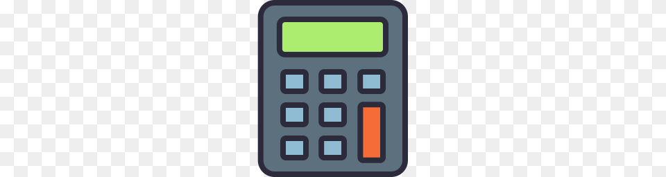 Calculator Icon Outline Filled, Electronics Free Transparent Png