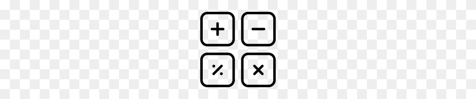 Calculator Icons Noun Project, Gray Png Image