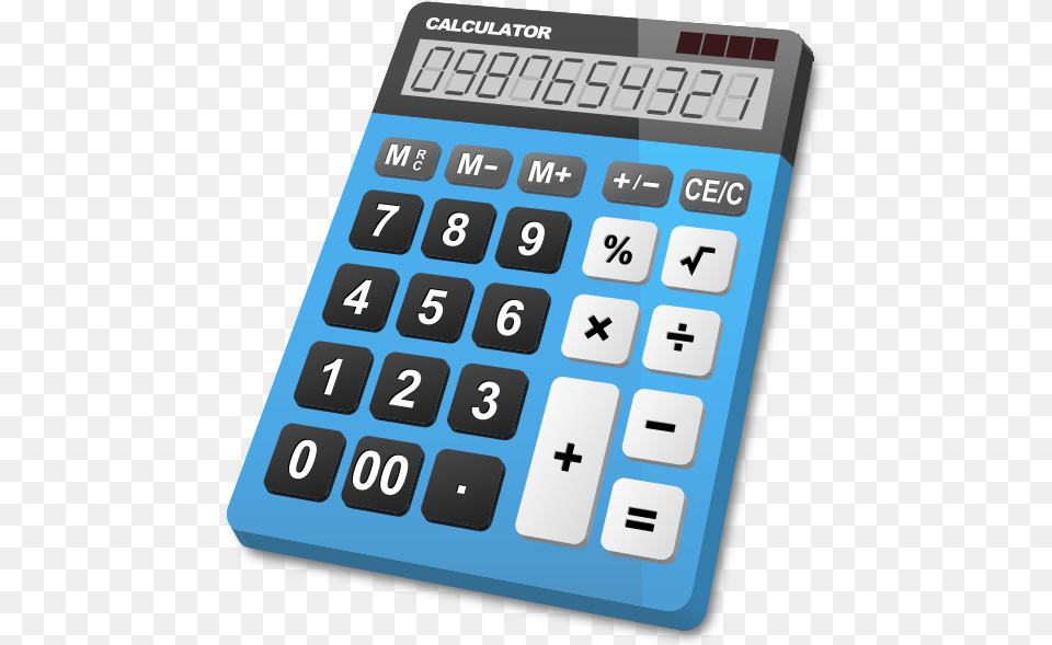 Calculator Light Blue Vector Icon Transparent Icon Calculator, Electronics, Mobile Phone, Phone Png Image