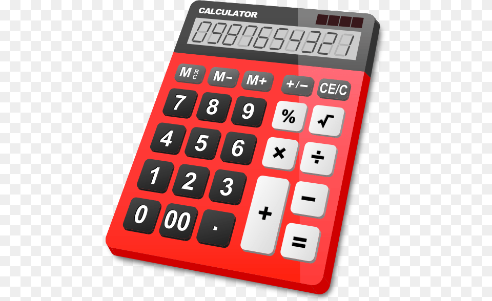 Calculator Red Transparent Background Calculator Clipart, Electronics, Mobile Phone, Phone Free Png Download