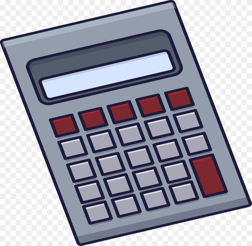 Calculator Simple Clipart, Electronics, Blackboard Png