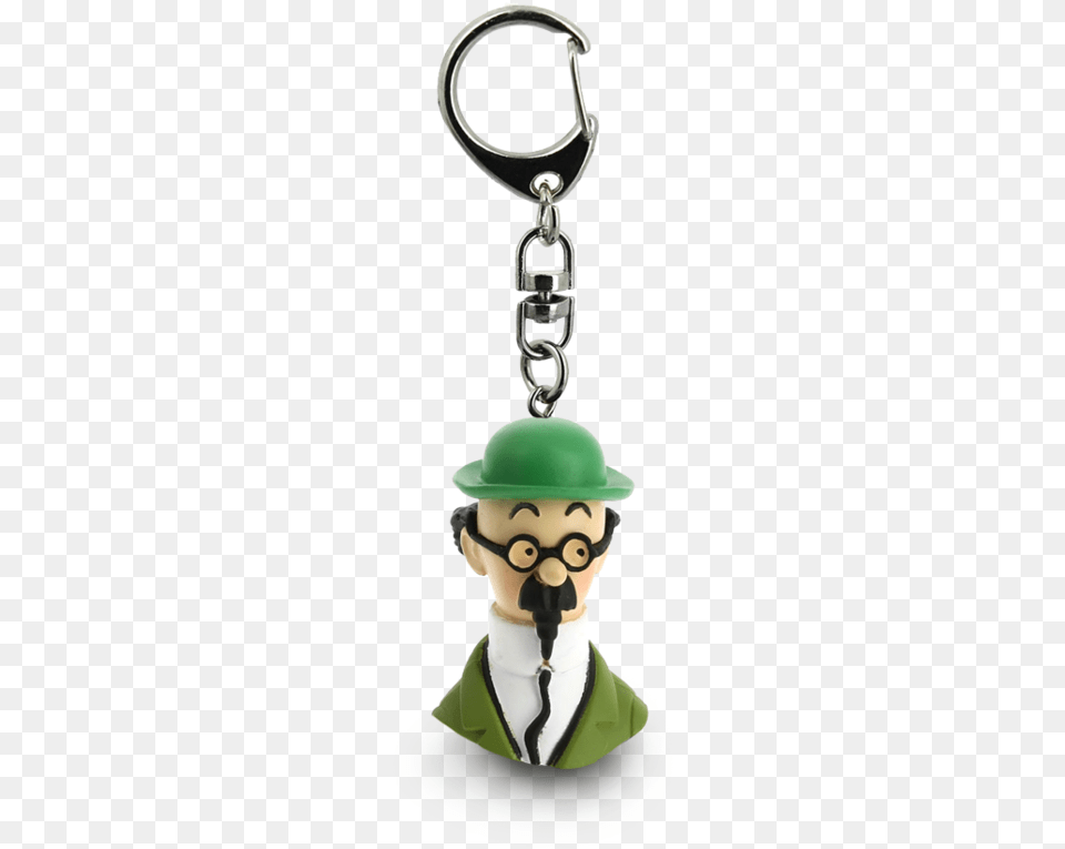 Calculus Bust Keyring Professor Calculus, Accessories, Earring, Jewelry, Smoke Pipe Png Image