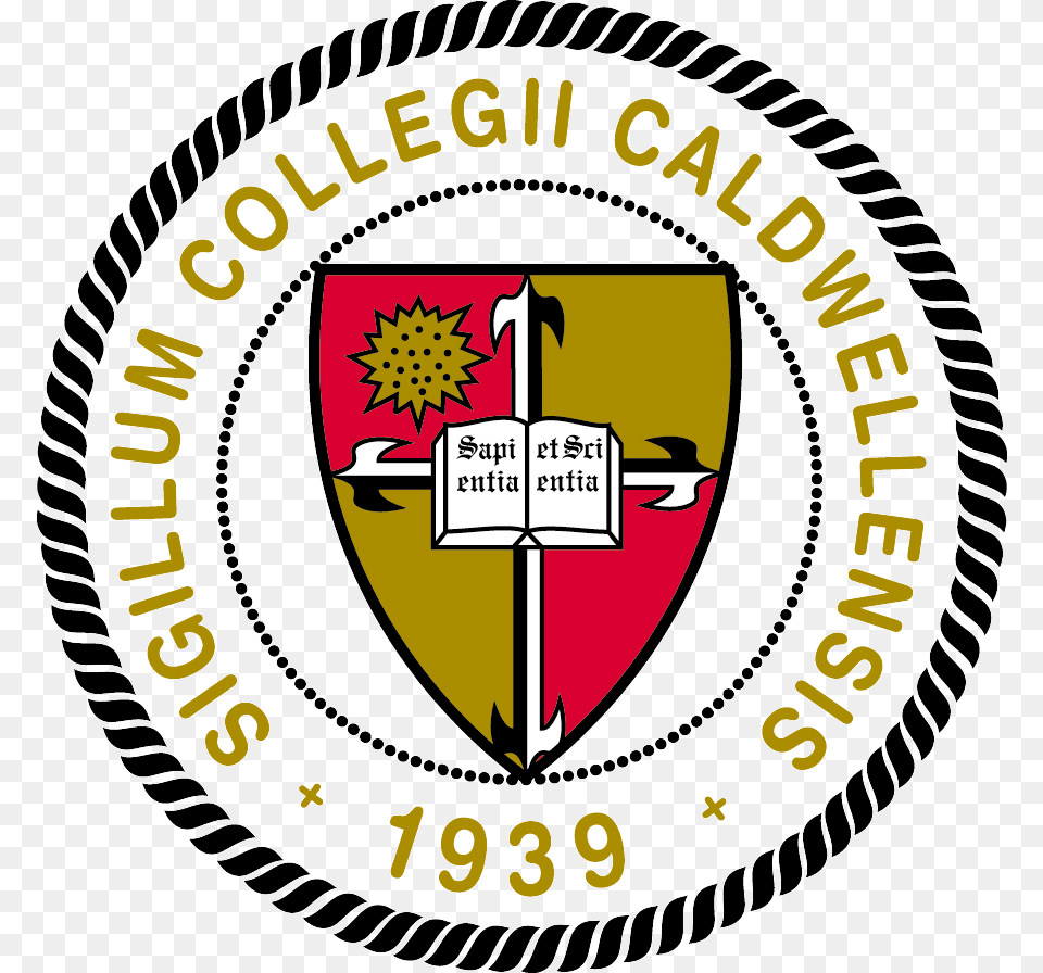 Caldwell University Seal, Logo, Emblem, Symbol, Ammunition Png Image
