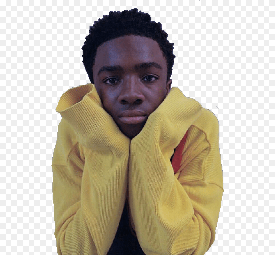 Caleb Mclaughlin Caleb Mclaughlin Lucas Stranger Things, Portrait, Face, Head, Photography Png