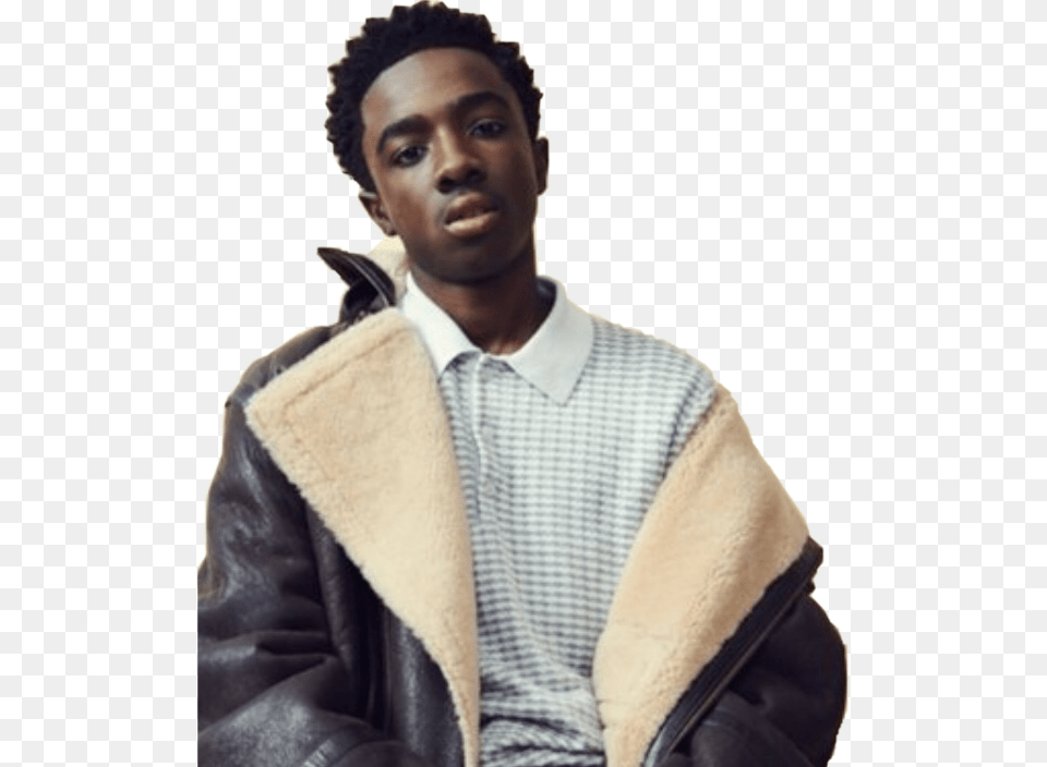 Caleb Mclaughlin Lucas Stranger Things 2019, Portrait, Photography, Person, Jacket Free Transparent Png