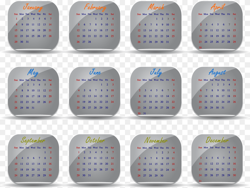 Calendar, Text Free Png Download