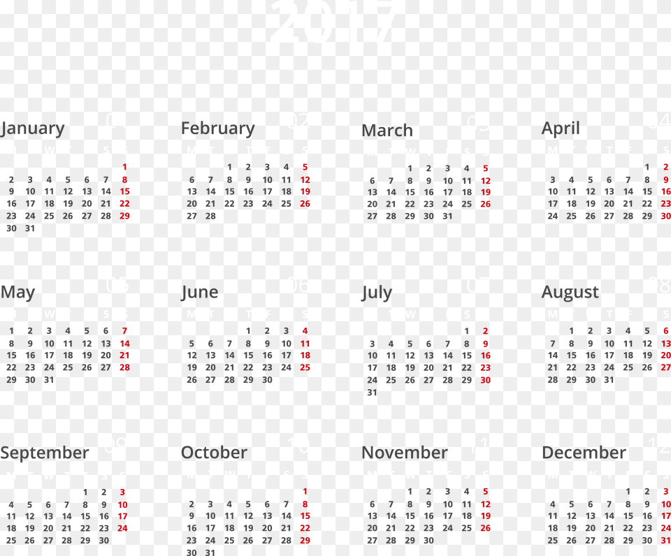 Calendar 2017, Text, Scoreboard Png Image