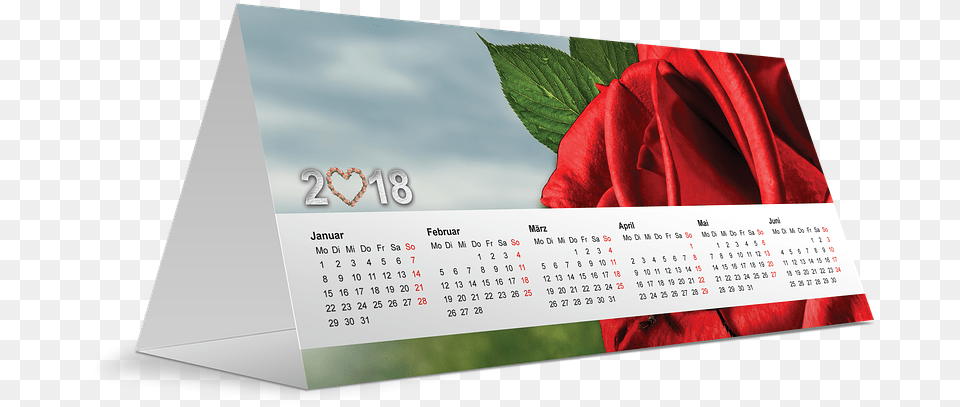 Calendar 2018 Hd, Text, Business Card, Flower, Paper Free Transparent Png