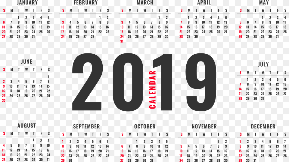 Calendar 2019 Image Gmat Test Dates 2019, Scoreboard, Text Free Png