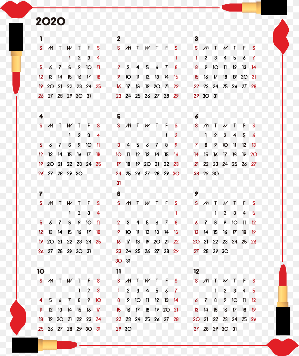 Calendar 2020 Download Calendar 2020 Printable, Text, Scoreboard Free Transparent Png