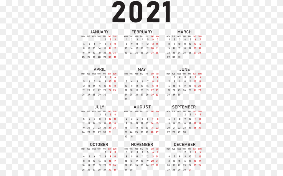 Calendar 2021, Scoreboard, Text Free Png Download