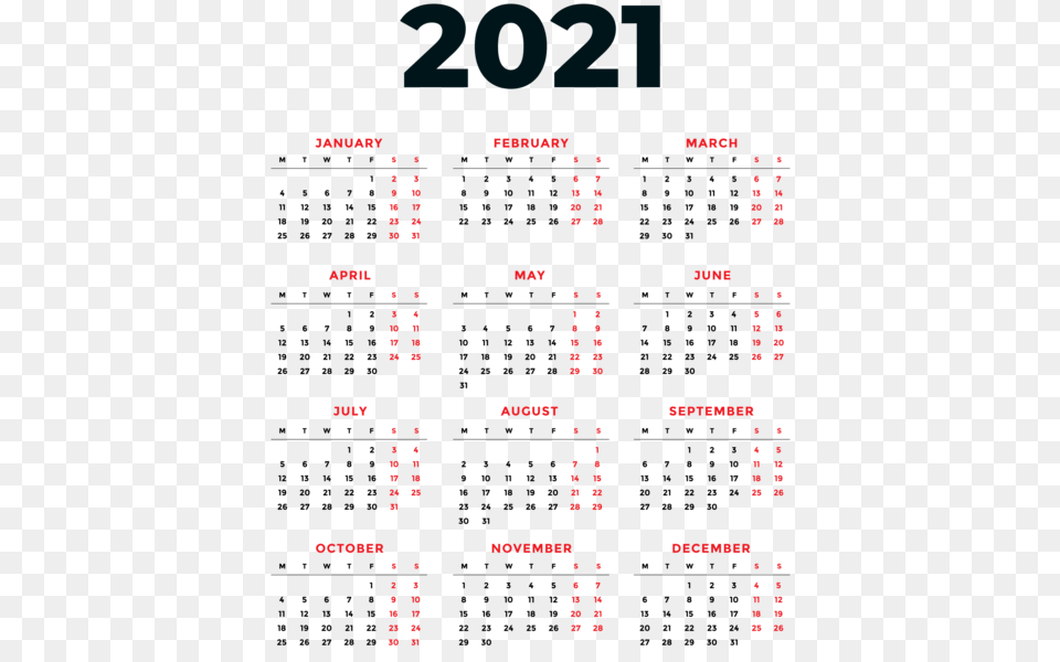 Calendar 2021, Scoreboard Free Png Download